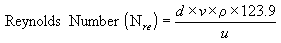 Reynolds Number Equation